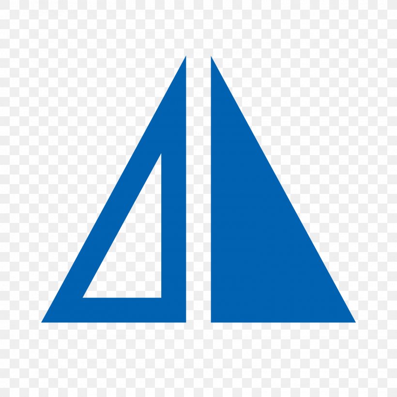 Logo Triangle Brand, PNG, 1600x1600px, Logo, Area, Blue, Brand, Triangle Download Free