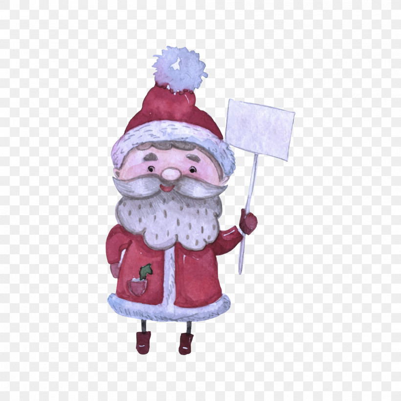 Santa Claus, PNG, 2000x2000px, Santa Claus, Beard, Facial Hair, Figurine, Holiday Ornament Download Free