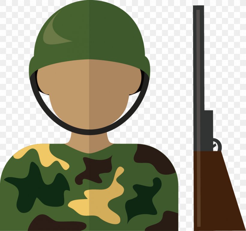 Soldier, PNG, 916x862px, Flat Design, Camouflage, Green, Human Behavior, Military Camouflage Download Free