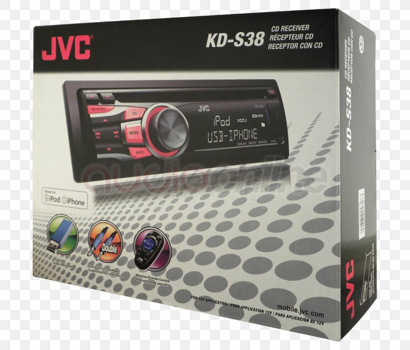 Vehicle Audio JVC Radio Receiver Compact Disc, PNG, 700x700px, Vehicle Audio, Amplitude Modulation, Audio, Bluetooth, Compact Disc Download Free