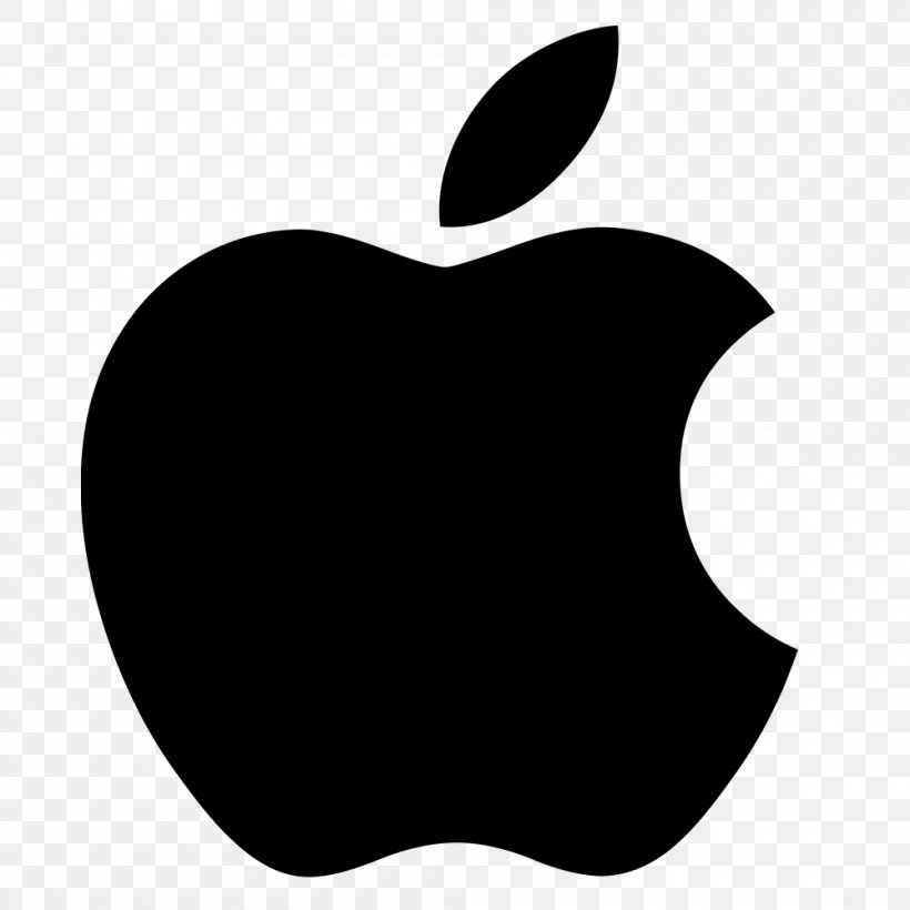 Apple Logo, PNG, 1000x1000px, Apple, Black, Black And White, Brand, Company Download Free
