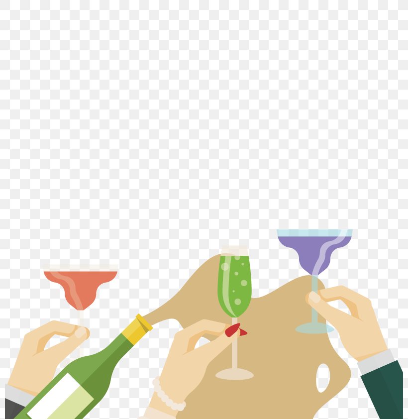 Champagne Toast Euclidean Vector, PNG, 800x842px, Champagne, Applause, Cup, Drinkware, Festival Download Free