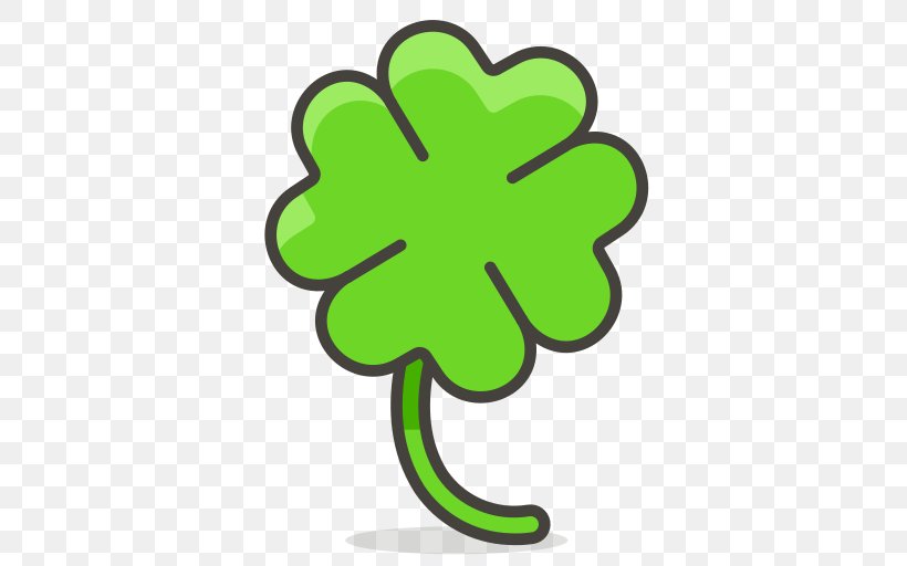 Clip Art Four-leaf Clover Vector Graphics, PNG, 512x512px, Fourleaf Clover, Clover, Green, Leaf, Luck Download Free