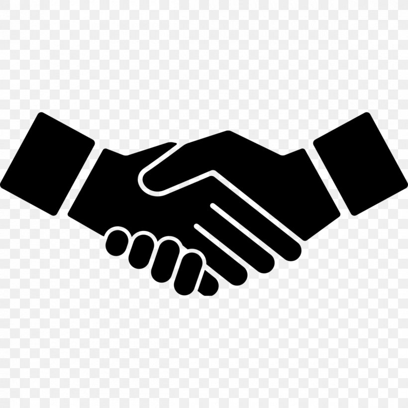 Handshake, PNG, 1200x1200px, Handshake, Black, Black And White, Brand, Business Download Free