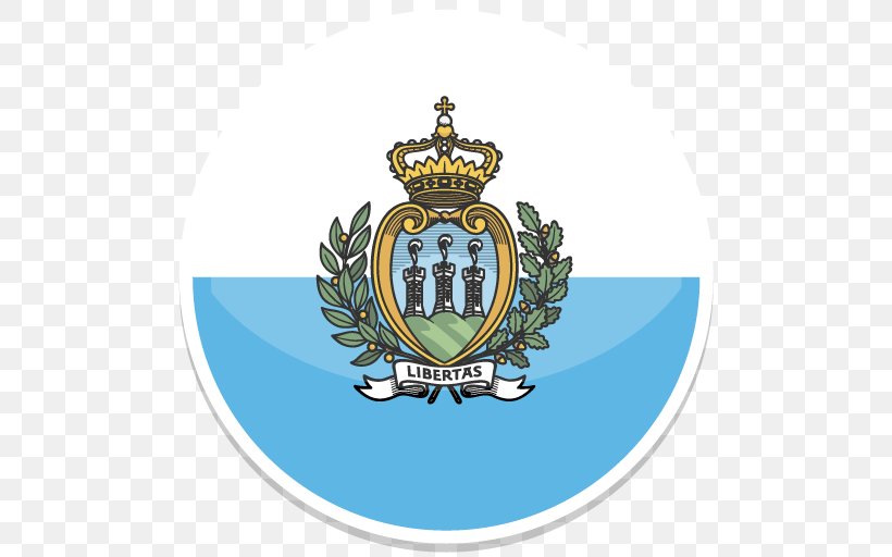 Emblem Crest Symbol Logo Font, PNG, 512x512px, San Marino, Badge, Brand, Coat Of Arms Of San Marino, Crest Download Free