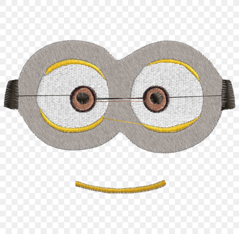 Embroidery Matrix Glasses Minions Sewing Machines, PNG, 800x800px, Embroidery, Animal, Child, Cushion, Despicable Me 2 Download Free