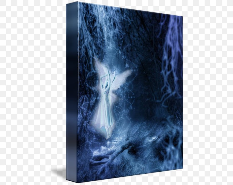 Fairy Imagekind Blue Moon Printing Art, PNG, 480x650px, Fairy, Art, Blue, Blue Moon, Canvas Download Free
