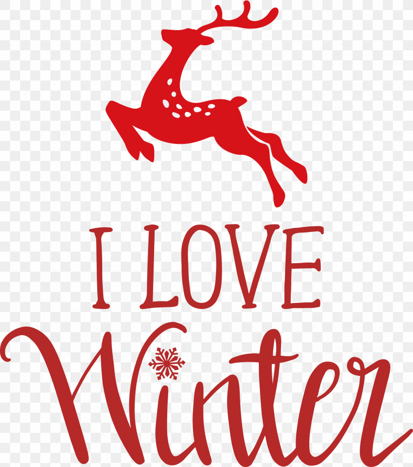 I Love Winter Winter, PNG, 2650x3000px, I Love Winter, Deer, Line, Logo, M Download Free