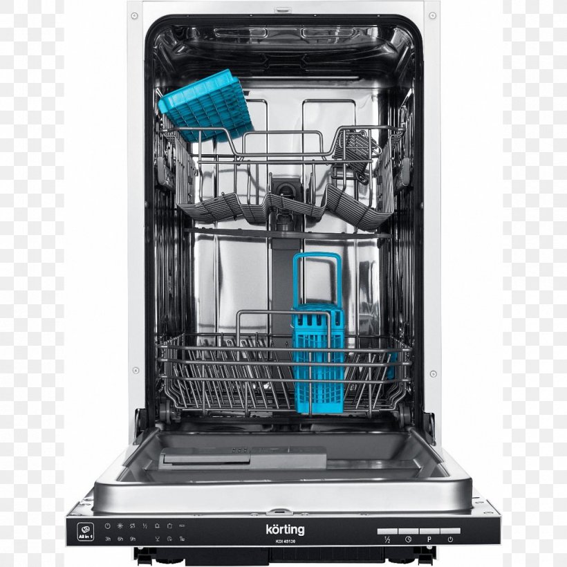 Посудомоечная машина Korting KDI 45130 Dishwasher Home Appliance Major Appliance Kitchen, PNG, 1000x1000px, Dishwasher, Computer Case, Computer Cooling, Electronics, Exhaust Hood Download Free