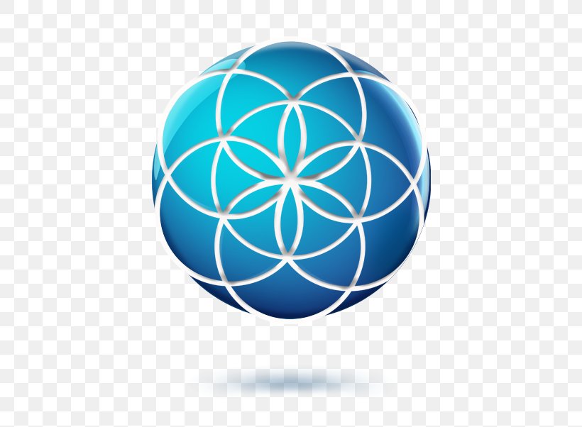 Overlapping Circles Grid Sacred Geometry Seed Life, PNG, 589x602px, Overlapping Circles Grid, Ball, Blue, Flexfit, Geometry Download Free