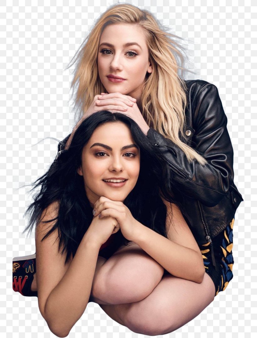 Camila Mendes Lili Reinhart Riverdale Veronica Lodge Betty Cooper, PNG, 740x1078px, Watercolor, Cartoon, Flower, Frame, Heart Download Free
