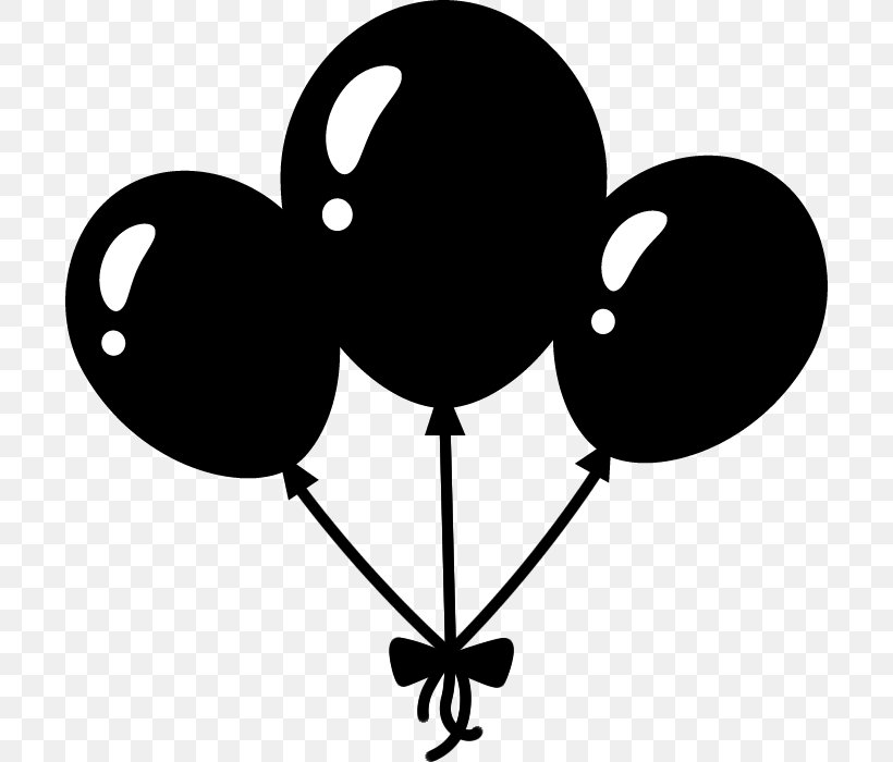 Illustration Monochrome Painting Clip Art Black And White Silhouette, PNG, 700x700px, Monochrome Painting, Balloon, Black, Black And White, Blackandwhite Download Free