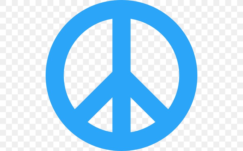 Peace Symbols Clip Art, PNG, 512x512px, Peace Symbols, Area, Blue, Doves As Symbols, Hippie Download Free