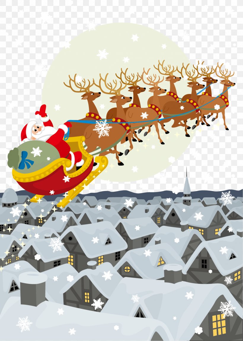 Pxe8re Noxebl Santa Claus Reindeer Gift Christmas, PNG, 1241x1742px, Pxe8re Noxebl, Art, Branch, Christmas, Christmas Card Download Free