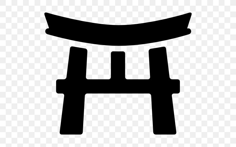 Shinto Shrine Torii Gate, PNG, 512x512px, Shinto Shrine, Black And White, Gate, Logo, Shinto Download Free