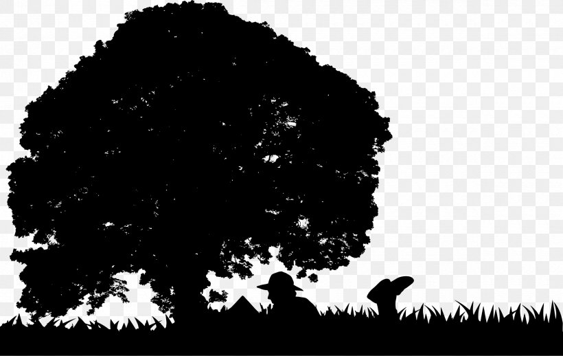 Tree Silhouette Clip Art, PNG, 2400x1518px, Tree, Atmosphere, Black, Black And White, Child Download Free