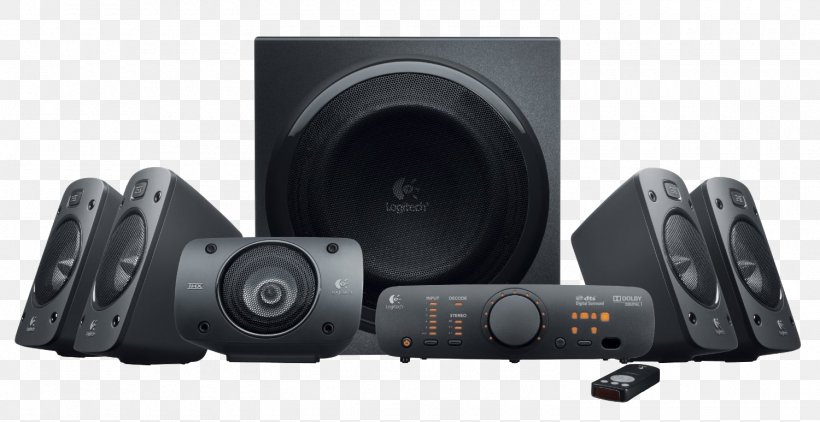5.1 Surround Sound Loudspeaker Logitech Computer Speakers, PNG, 1500x773px, Watercolor, Cartoon, Flower, Frame, Heart Download Free