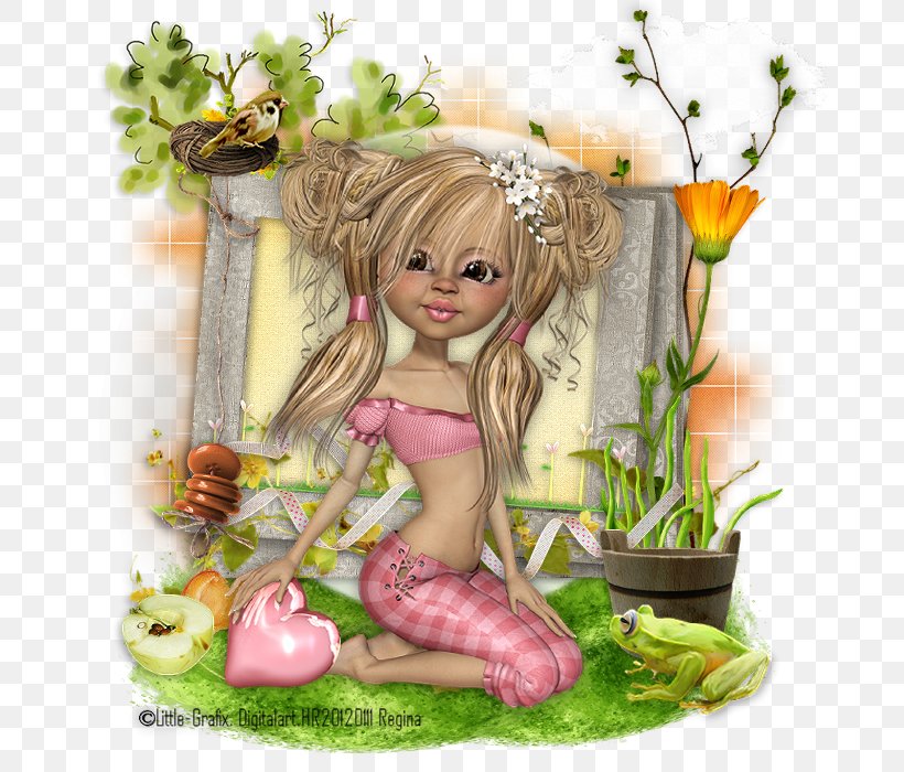 Art Floral Design, PNG, 700x700px, Art, Doll, Fairy, Fictional Character, Figurine Download Free
