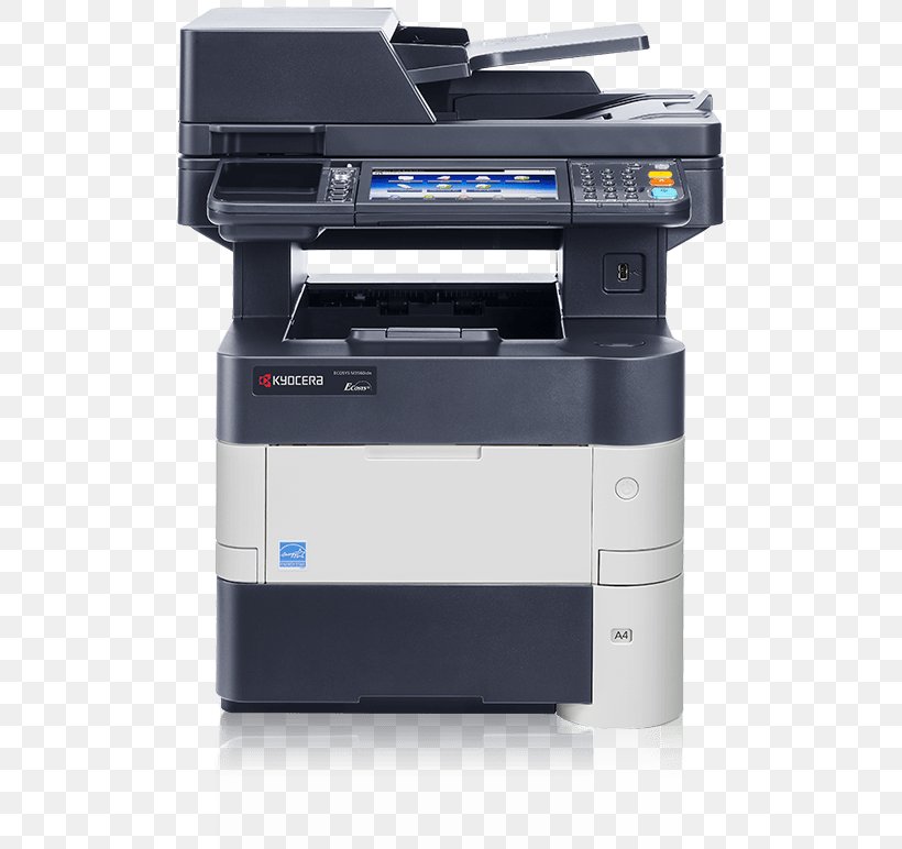Multi-function Printer Laser Printing Kyocera Toner, PNG, 514x772px, Multifunction Printer, Automatic Document Feeder, Dots Per Inch, Electronic Device, Electronics Download Free