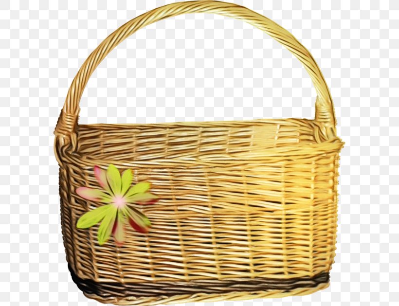 Wicker Basket Picnic Basket Storage Basket Hamper, PNG, 600x629px, Watercolor, Basket, Gift Basket, Hamper, Home Accessories Download Free