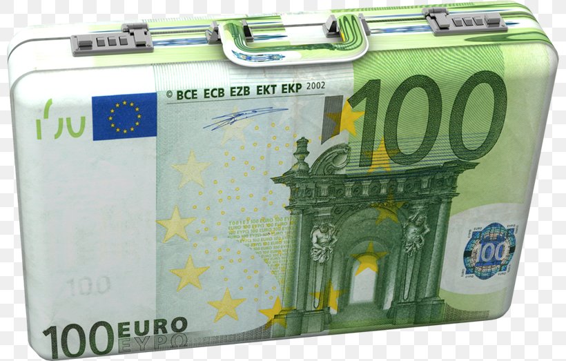 100 Euro Note Euro Banknotes Currency, PNG, 800x523px, 50 Euro Note, 100 Euro Note, 500 Euro Note, Bank, Banknote Download Free