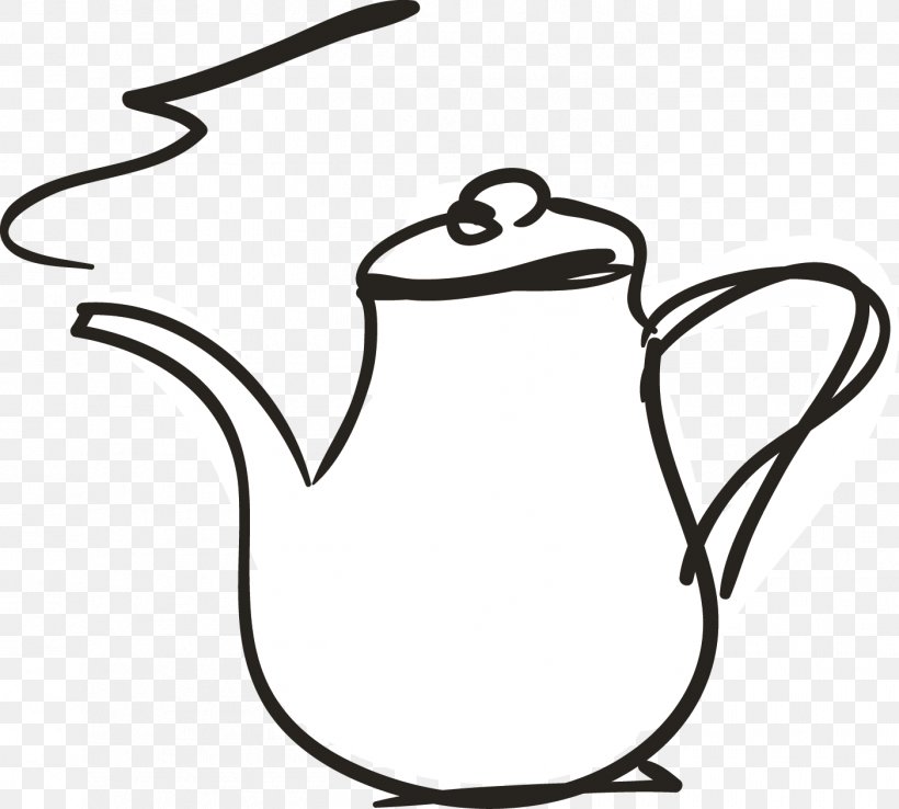Tea Drawing Clip Art, PNG, 1403x1264px, Tea, Animation, Area, Black And White, Boiling Download Free