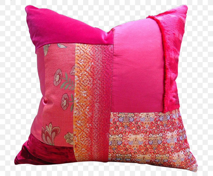 Throw Pillows Cushion Magenta, PNG, 736x680px, Pillow, Cushion, Linens, Magenta, Textile Download Free