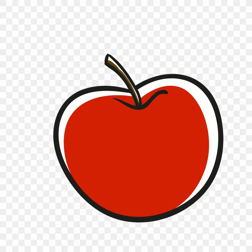Apple Love Heart Clip Art, PNG, 3395x3395px, Apple, Fruit, Heart, Love, Red Download Free