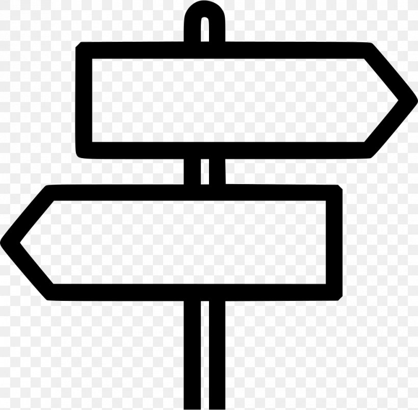 Direction, Position, Or Indication Sign Download, PNG, 980x962px, Sign, Area, Black And White, Rectangle, Road Download Free
