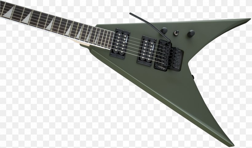 Electric Guitar Jackson King V Jackson Guitars Floyd Rose, PNG, 2400x1419px, Electric Guitar, Bridge, Charvel, Floyd Rose, Gibson Flying V Download Free