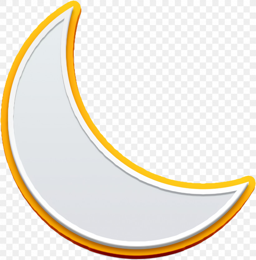 Moon Icon Weather Icon, PNG, 1020x1036px, Moon Icon, Crescent, Meter, Weather Icon, Yellow Download Free