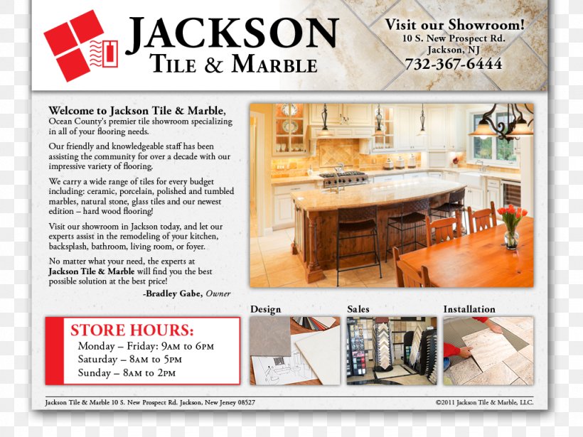 Advertising Jackson Tile & Marble LLC Floor, PNG, 1024x768px, Advertising, Brochure, Floor, Flooring, Furniture Download Free