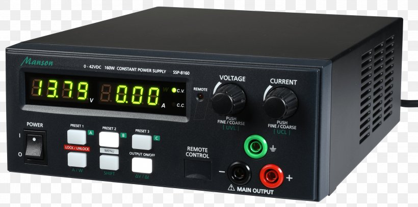 Power Converters Power Supply Unit Electric Current Labornetzteil Switched-mode Power Supply, PNG, 3000x1492px, Power Converters, Amplifier, Audio Receiver, Computer, Computer Hardware Download Free