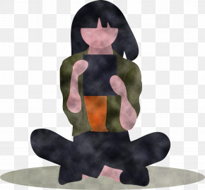 Reading Girl PNG