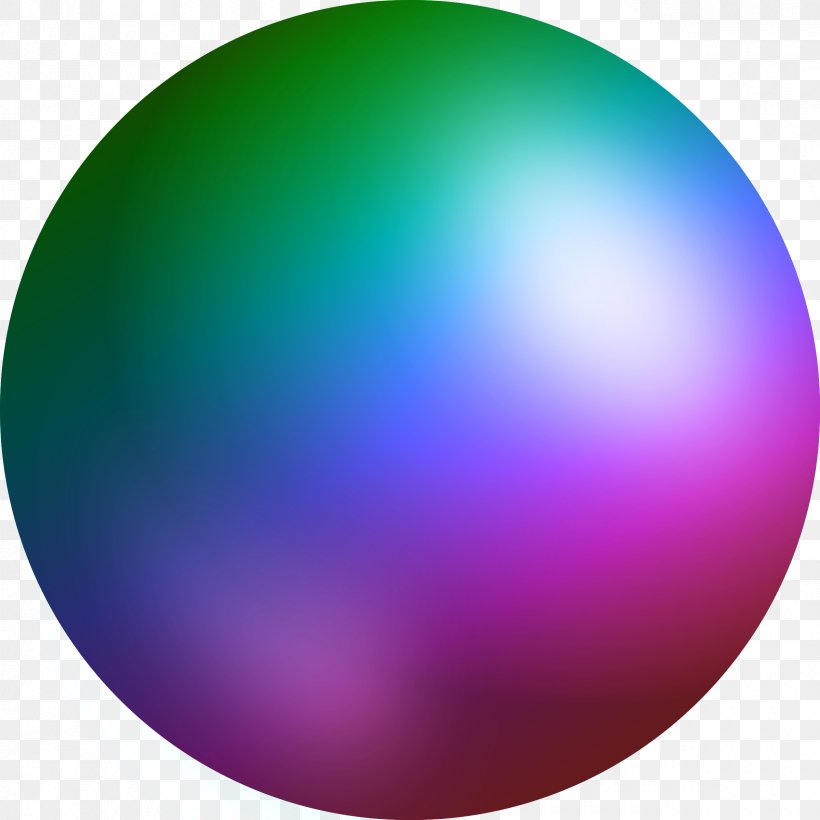Sphere Rainbow Clip Art, PNG, 2400x2400px, Sphere, Ball, Color, Crystal Ball, Green Download Free