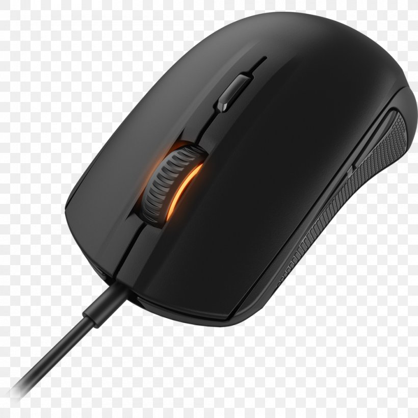 Computer Mouse SteelSeries Sensor Optical Mouse Video Game, PNG, 1000x1000px, Computer Mouse, Button, Computer, Computer Component, Computer Hardware Download Free