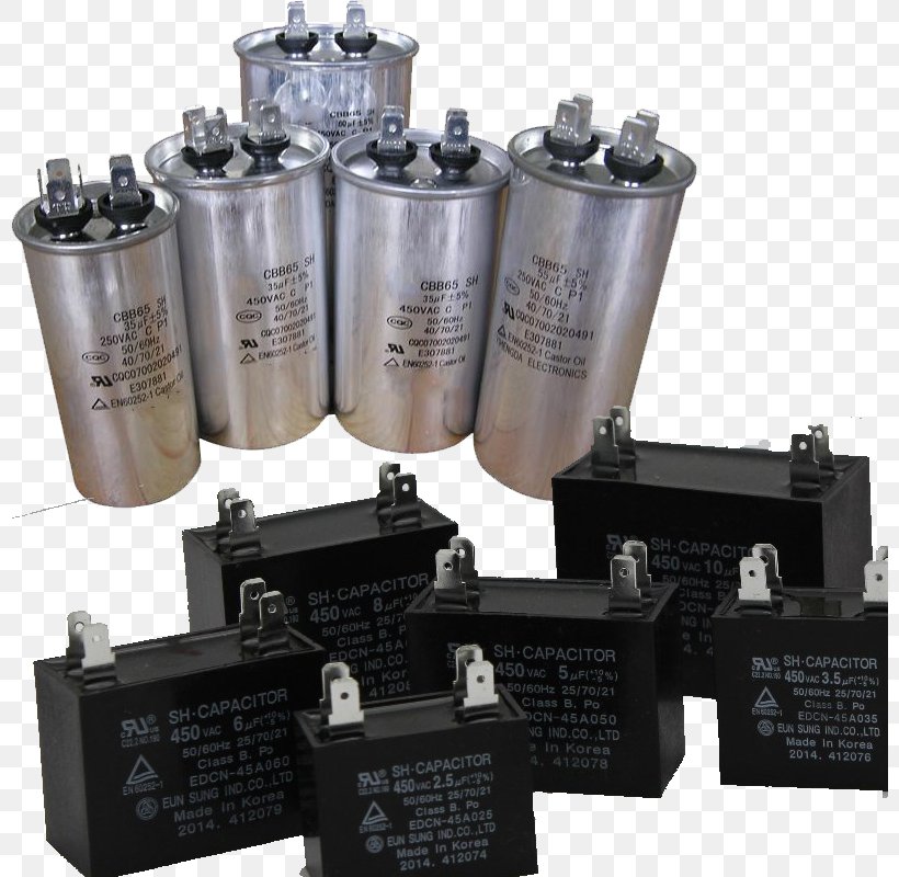 Motor Capacitor Electric Power Air Conditioning Electronics, PNG, 800x800px, Capacitor, Ac Motor, Air Conditioner, Air Conditioning, Blindleistungskompensation Download Free