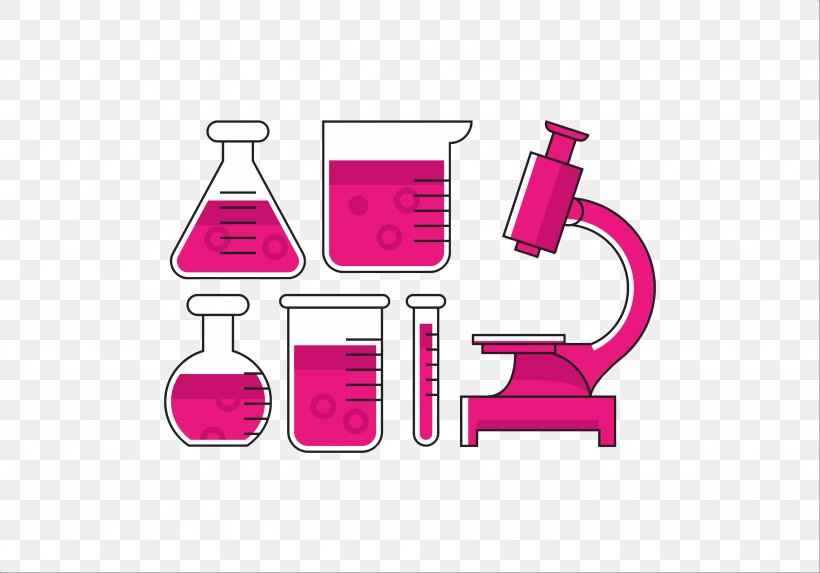 Test Tube Laboratory Microscope Euclidean Vector, PNG, 5833x4083px, Chemistry, Brand, Illustration, Laboratory, Magenta Download Free