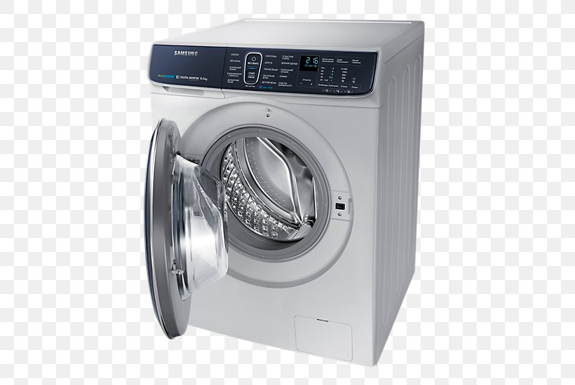 Washing Machines Samsung Group Samsung WW65K52E69W Laundry, PNG, 550x550px, Washing Machines, Clothes Dryer, Hardware, Home Appliance, Laundry Download Free