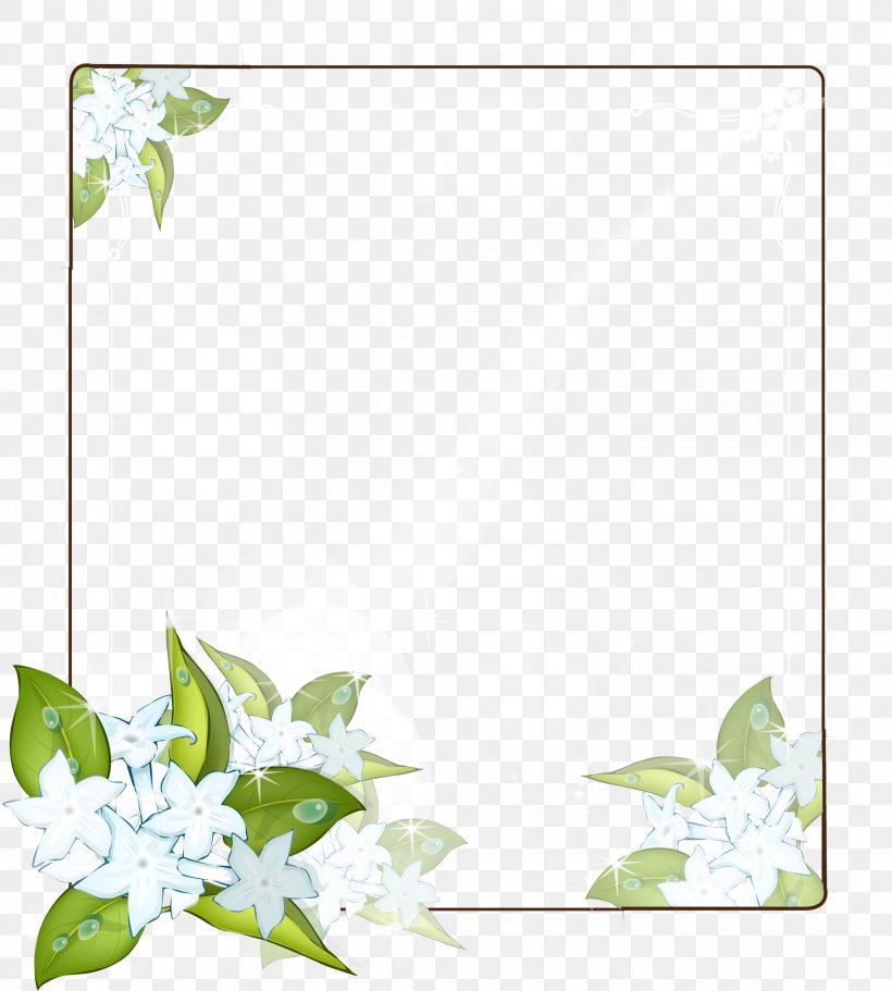 Cape Jasmine Flower Picture Frames, PNG, 2040x2268px, Cape Jasmine, Border, Branch, Flora, Floral Design Download Free