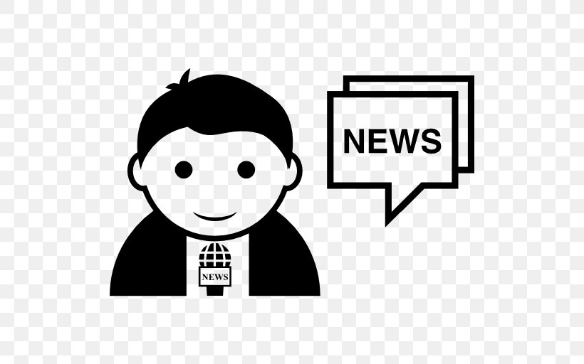 Business YouTube News Journalist, PNG, 512x512px, Business, Area, Black, Black And White, Brand Download Free