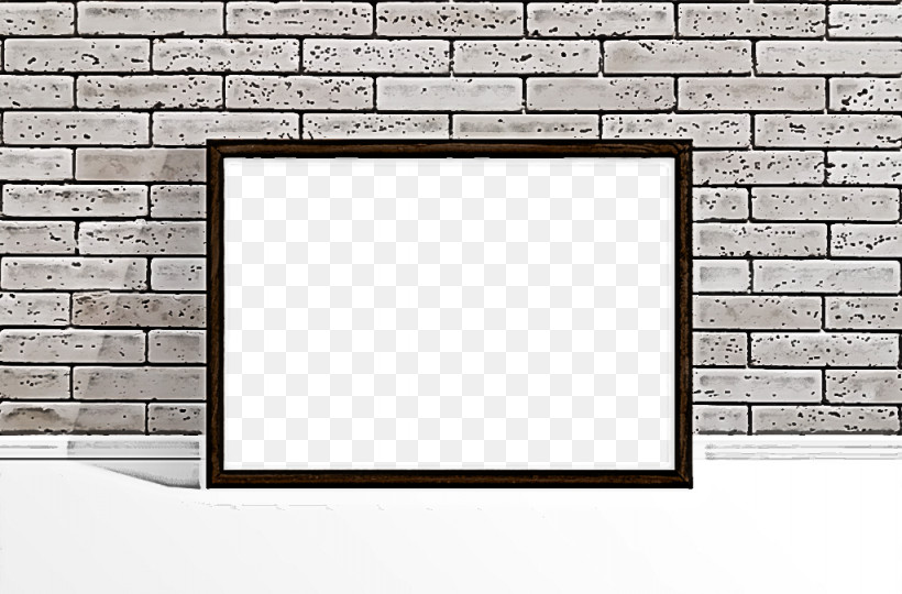 Picture Frame, PNG, 1024x675px, Brick, Brickwork, Picture Frame, Rectangle, Square Download Free