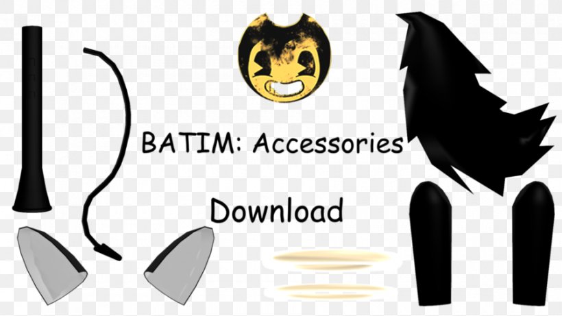 Bendy And The Ink Machine Clothing Accessories Gray Wolf Cat Design, PNG, 900x506px, Bendy And The Ink Machine, Art, Black, Black And White, Brand Download Free