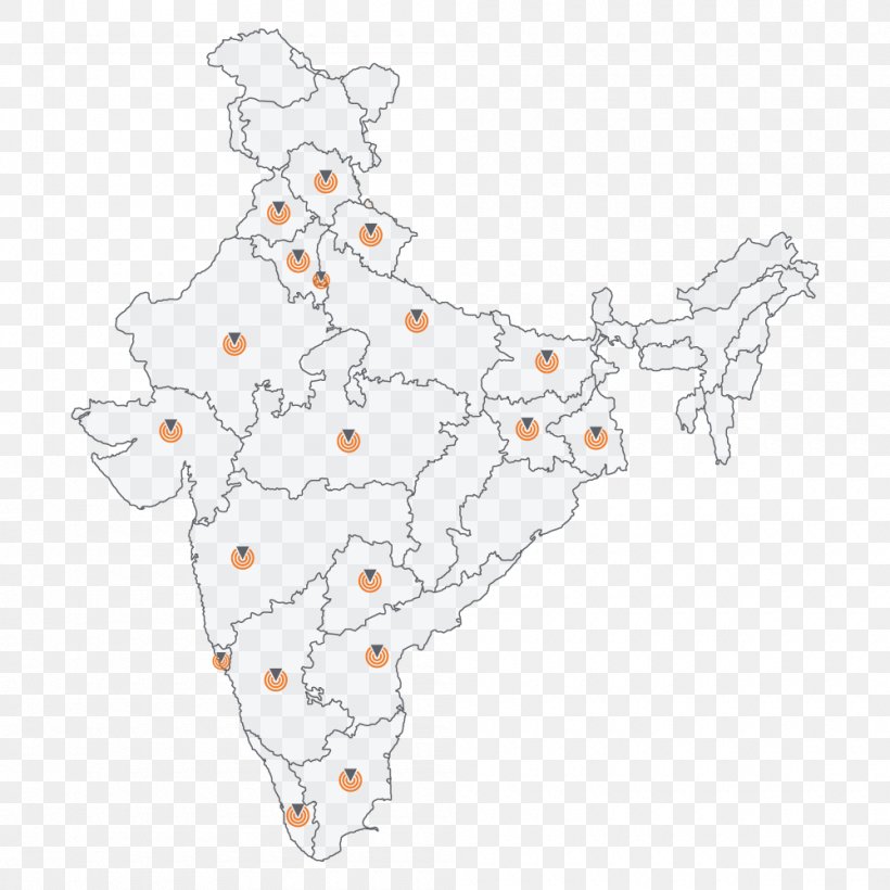 Map India Line Point, PNG, 1000x1000px, Map, Animal, Area, India, Indian People Download Free
