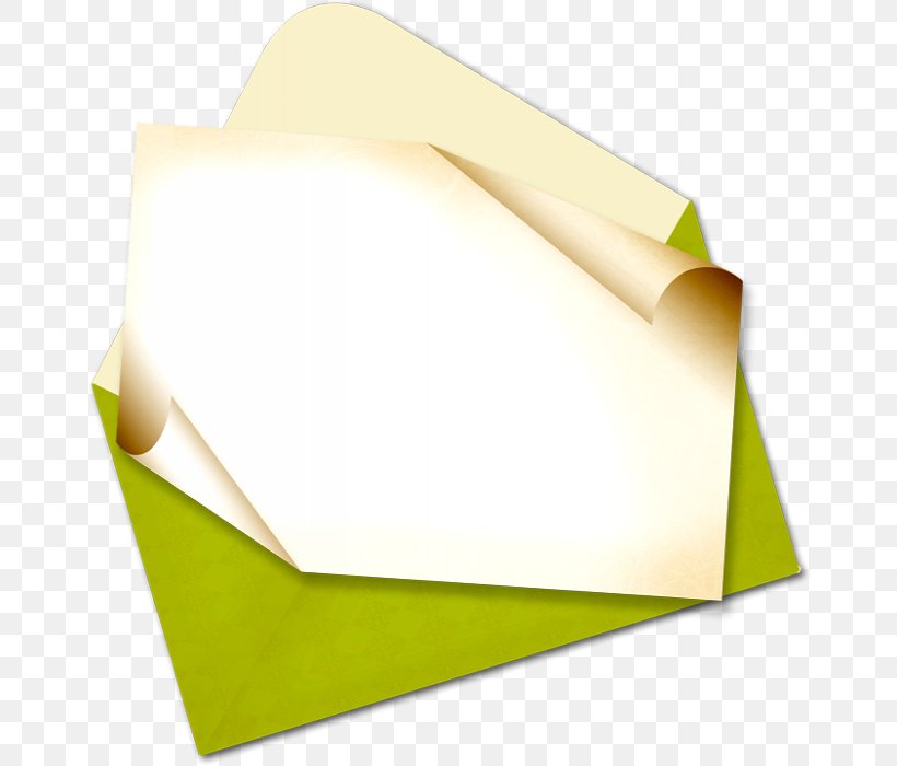 Paper Green Yellow Envelope Rectangle, PNG, 681x700px, Paper, Art, Art Paper, Envelope, Green Download Free