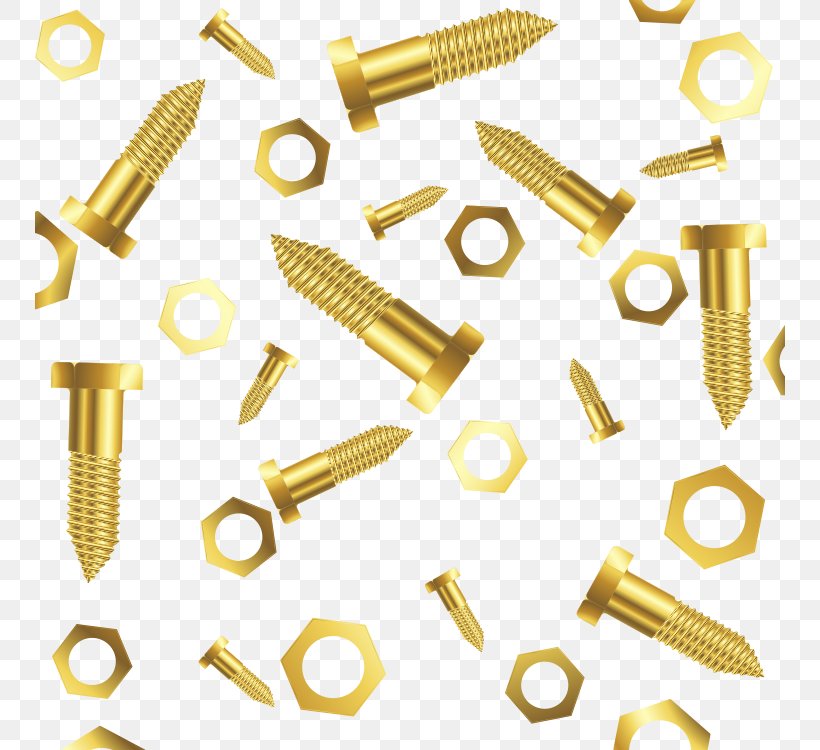 Self-tapping Screw Nut Bolt Nail, PNG, 750x750px, Screw, Bolt, Brass, Fastener, Hardware Download Free