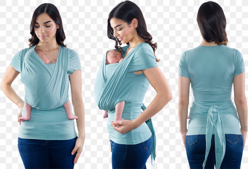 T-shirt Baby Sling Infant Neonate Sleeve, PNG, 1199x818px, Tshirt, Abdomen, Aqua, Arm, Baby Sling Download Free