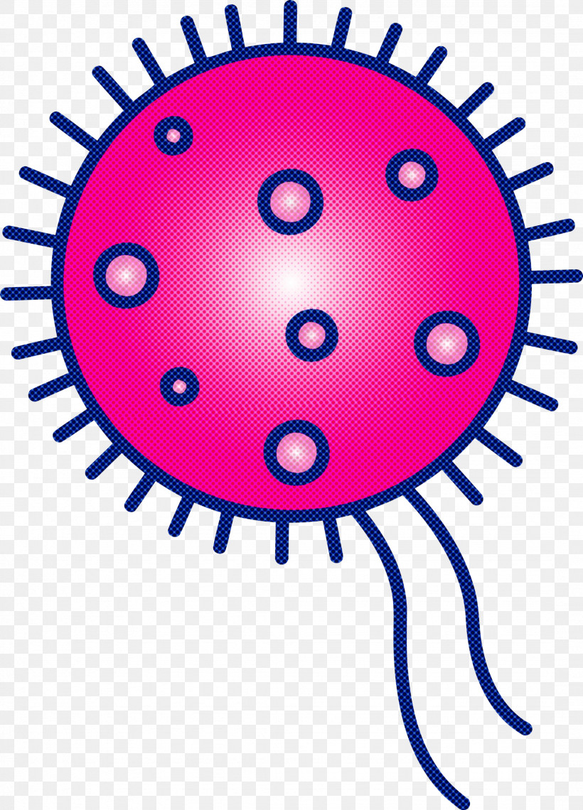 Bacteria Germs Virus, PNG, 2156x2999px, Bacteria, Circle, Emoticon, Germs, Magenta Download Free