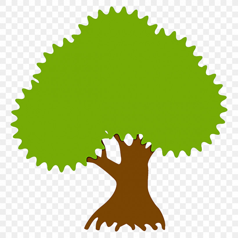 Green Tree, PNG, 1200x1200px, Broadleaf Tree, Cartoon Tree, Green, Tree Download Free