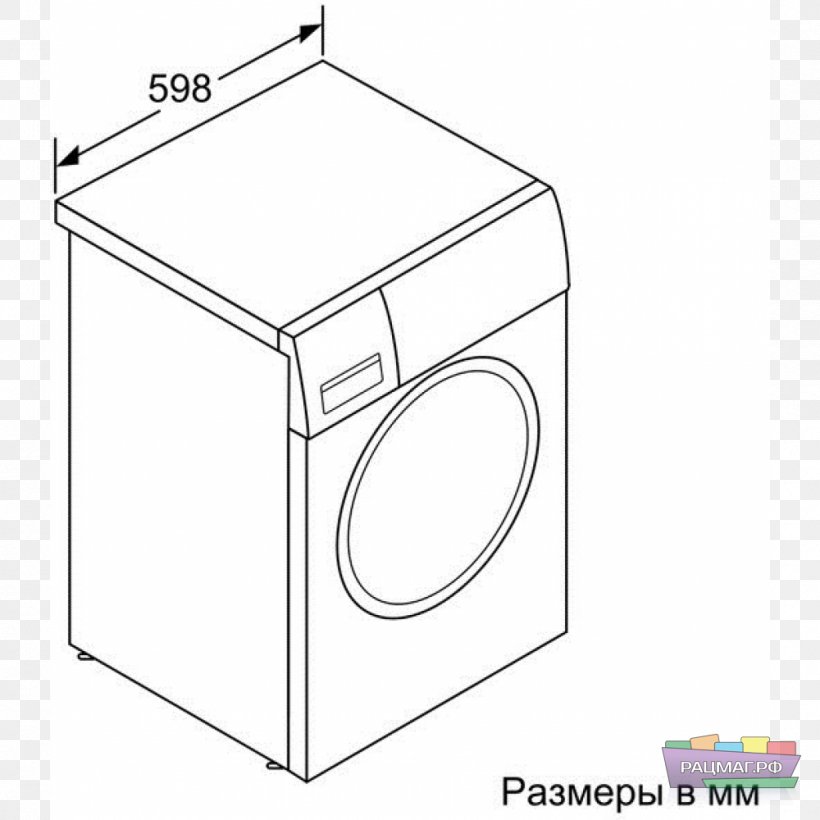 Washing Machines Clothes Dryer Efficient Energy Use Robert Bosch GmbH, PNG, 1000x1000px, Washing Machines, Area, Bosch, Clothes Dryer, Drawing Download Free